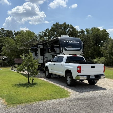 Spacious RV sites with hookups at Homestead RV Community in Weatherford TX