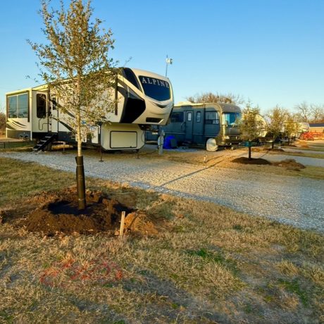 pacious RV sites with hookups at Homestead RV Community in Weatherford TX